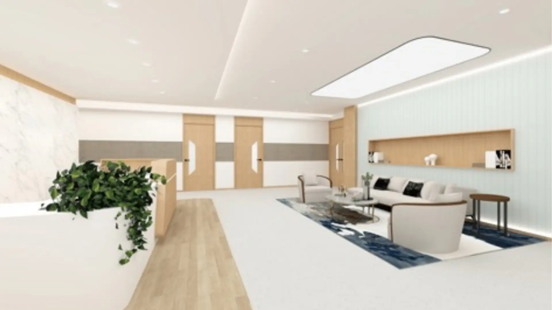 Reception area at Shenzhen Hengsheng Hospital