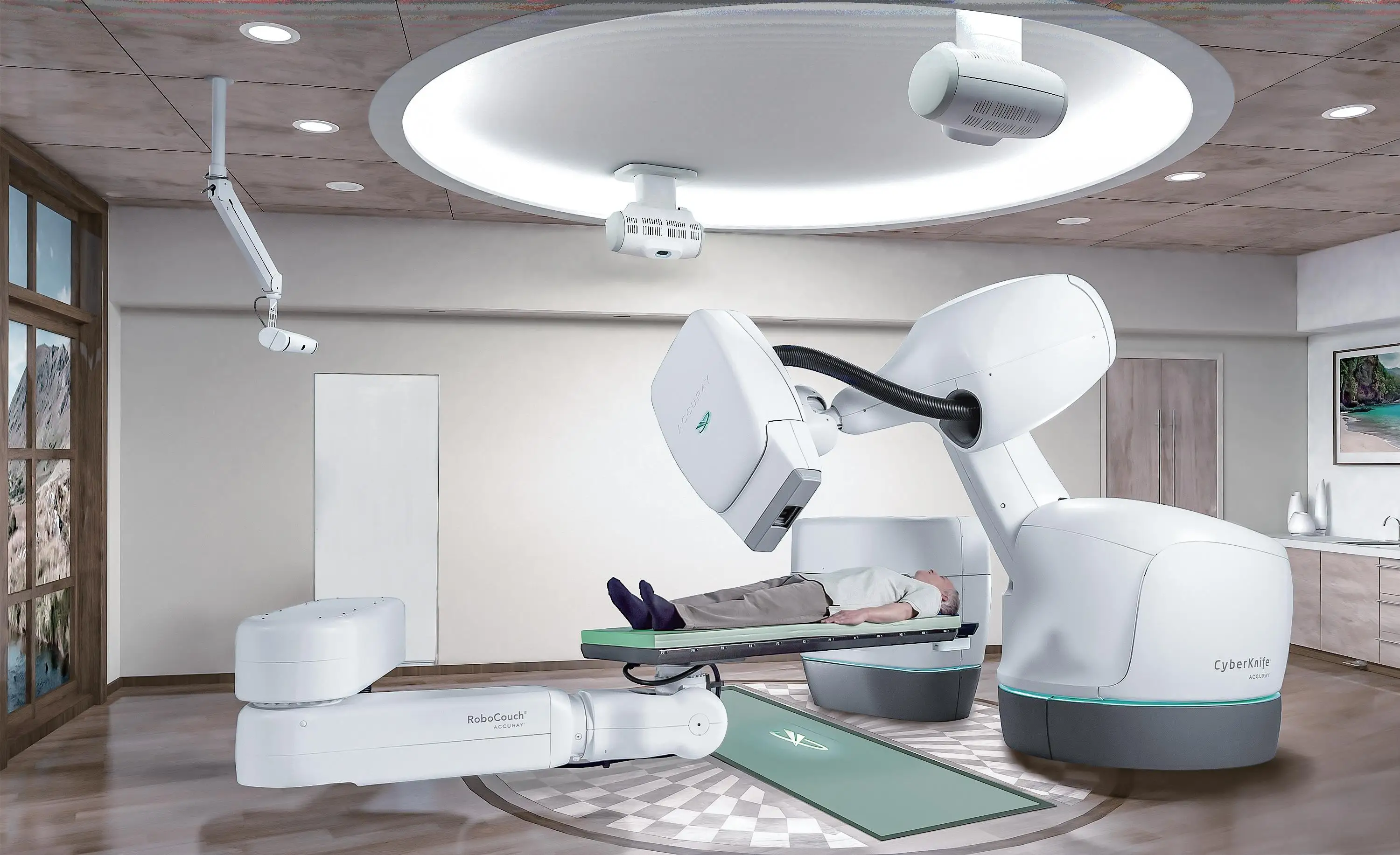 CyberKnife M6 treatment room at Foshan Fosun Chancheng Hospital