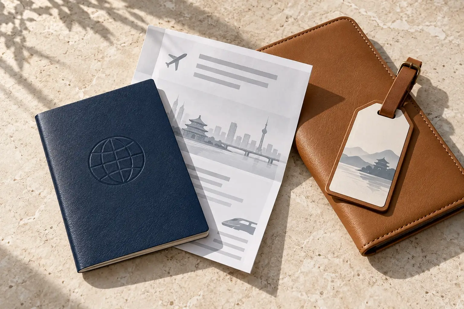 护照式证件册、行程单与旅行证件夹